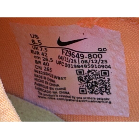 Nike Zoom Pole Vault Elite Track Citron Pulse Spikes FZ9649-800 Men’s Size 8.5 main image 6